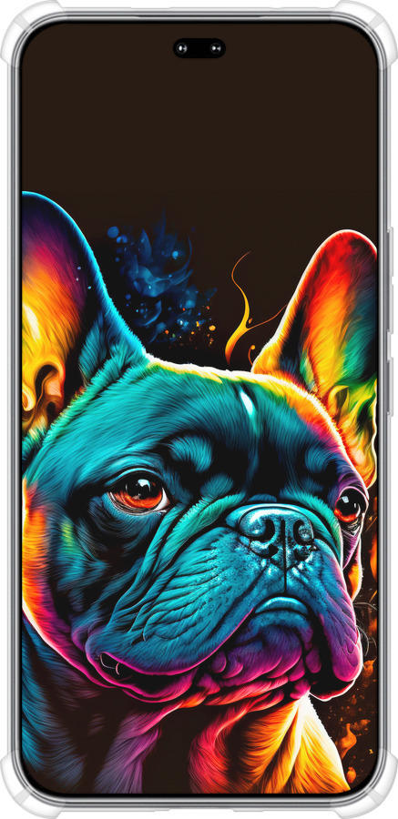 Силикон с усиленными углами чехол Яркий бульдог для Huawei Honor 400 PRO 5G - 5547sp-4036 изображение 
