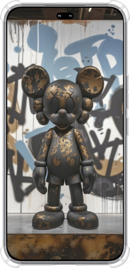 Силикон с усиленными углами чехол Bronze kaws v2 для Huawei Honor 400 PRO 5G - 6098sp-4036 изображение 