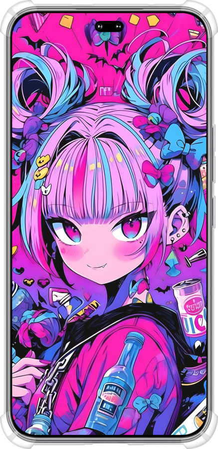 Силикон с усиленными углами чехол Аниме милаха для Huawei Honor 400 PRO 5G - 6314sp-4036 изображение 