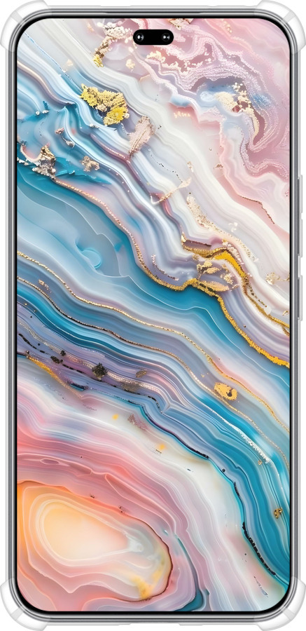 Силикон с усиленными углами чехол Мрамор красивый для Huawei Honor 400 PRO 5G - 6376sp-4036 изображение 