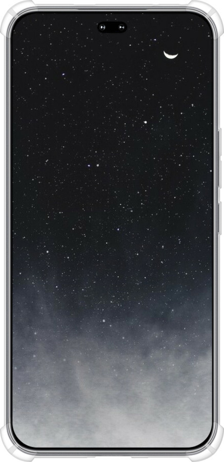 Силикон с усиленными углами чехол Сині хмари, Синій місяць для Huawei Honor 400 PRO 5G - 6396sp-4036 изображение 