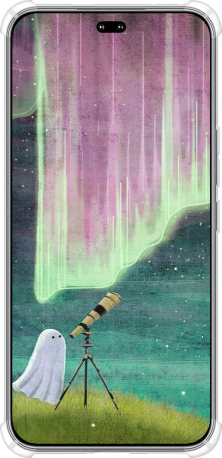 Силикон с усиленными углами чехол Привидение и звезды для Huawei Honor 400 PRO 5G - 6443sp-4036 изображение 
