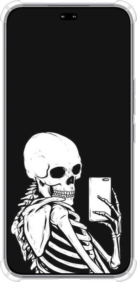 Силикон с усиленными углами чехол Скелет делает Selfie для Huawei Honor 400 PRO 5G - 6535sp-4036 изображение 