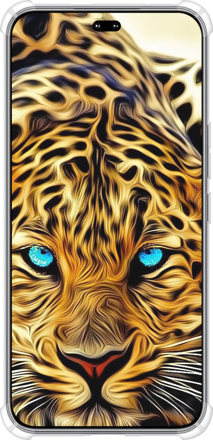 Силикон с усиленными углами чехол Леопард для Huawei Honor 400 PRO 5G - 6611sp-4036 изображение 