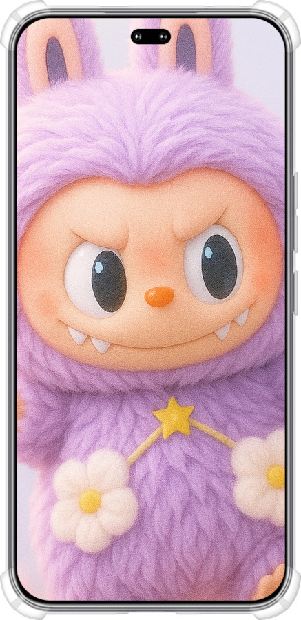 Силикон с усиленными углами чехол Лабубу для Huawei Honor 400 PRO 5G - 6708sp-4036 изображение 