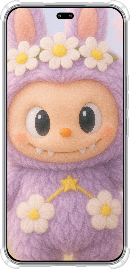Силикон с усиленными углами чехол Лабубу 1 для Huawei Honor 400 PRO 5G - 6709sp-4036 изображение 