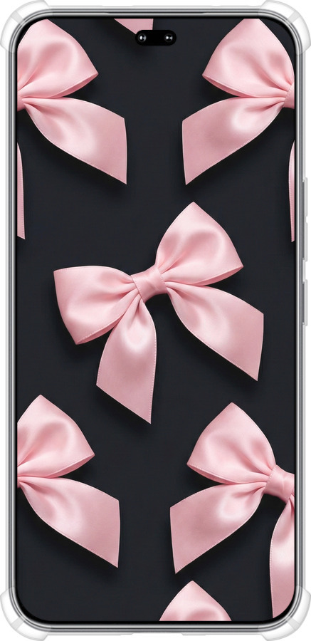 Силикон с усиленными углами чехол Coquette Ribbons Dark Coquette для Huawei Honor 400 PRO 5G - 6767sp-4036 изображение 