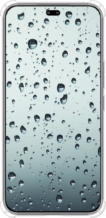 Силикон с усиленными углами чехол Стекло в каплях для Huawei Honor 400 PRO 5G - 848sp-4036 изображение 