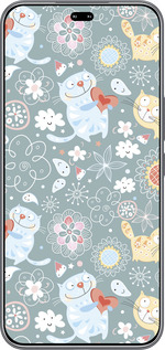 Силиконовый чехол Котята v3 для Huawei Honor 400 PRO 5G - 1223u-4036 изображение 