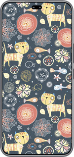 Силиконовый чехол Котята v4 для Huawei Honor 400 PRO 5G - 1224u-4036 изображение 