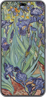 Силиконовый чехол Винсент Ван Гог. Ирисы для Huawei Honor 400 PRO 5G - 161u-4036 изображение 