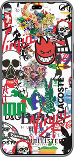 Силиконовый чехол Many different logos для Huawei Honor 400 PRO 5G - 4022u-4036 изображение 