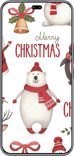 Силиконовый чехол Merry Christmas для Huawei Honor 400 PRO 5G - 4106u-4036 изображение 