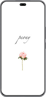 Силиконовый чехол Пион для Huawei Honor 400 PRO 5G - 4366u-4036 изображение 