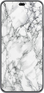 Силиконовый чехол Мрамор белый для Huawei Honor 400 PRO 5G - 4480u-4036 изображение 