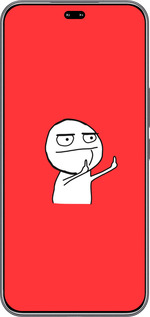 Силиконовый чехол Мем для Huawei Honor 400 PRO 5G - 4578u-4036 изображение 