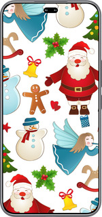 Силиконовый чехол Новогодний 1 для Huawei Honor 400 PRO 5G - 4614u-4036 изображение 