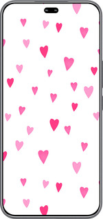 Силиконовый чехол Сердечки 2 для Huawei Honor 400 PRO 5G - 4763u-4036 изображение 