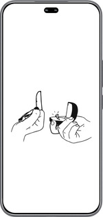 Силиконовый чехол Предложение для Huawei Honor 400 PRO 5G - 4898u-4036 изображение 