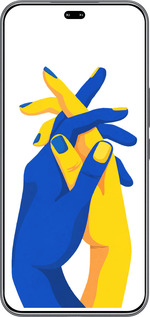 Силиконовый чехол Stand With Ukraine для Huawei Honor 400 PRO 5G - 5255u-4036 изображение 