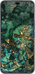 Силіконовий чехол Мармур золото багатство для Huawei Honor 400 PRO 5G - 5419u-4036 изображение 