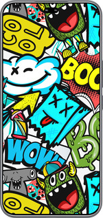 Силиконовый чехол Стикеры v4 для Huawei Honor 400 PRO 5G - 5508u-4036 изображение 