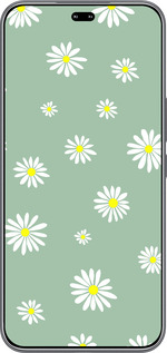 Силиконовый чехол Ромашки v4 для Huawei Honor 400 PRO 5G - 5603u-4036 изображение 