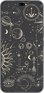 Силиконовый чехол Фаза луны для Huawei Honor 400 PRO 5G - 5605u-4036 изображение 