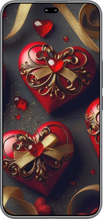 Силиконовый чехол Сердечки v4 для Huawei Honor 400 PRO 5G - 5834u-4036 изображение 