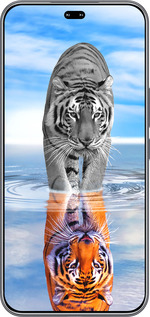 Силиконовый чехол Тигр для Huawei Honor 400 PRO 5G - 6016u-4036 изображение 