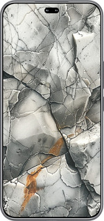 Силиконовый чехол Серый мрамор для Huawei Honor 400 PRO 5G - 6041u-4036 изображение 