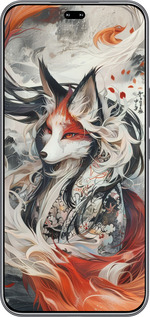 Силиконовый чехол Дух кицунэ' для Huawei Honor 400 PRO 5G - 6107u-4036 изображение 