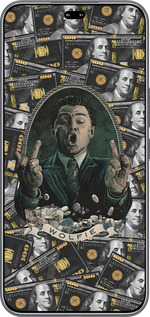 Силиконовый чехол Волк с валл стрит для Huawei Honor 400 PRO 5G - 6287u-4036 изображение 