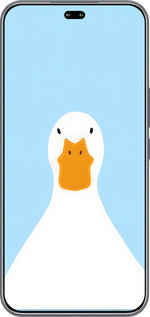 Силиконовый чехол Гусь для Huawei Honor 400 PRO 5G - 6350u-4036 изображение 