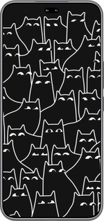 Силиконовый чехол С изображением кошек для Huawei Honor 400 PRO 5G - 6470u-4036 изображение 