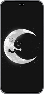 Силиконовый чехол Лунные объятия для Huawei Honor 400 PRO 5G - 6508u-4036 изображение 