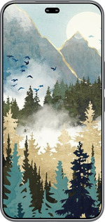 Силиконовый чехол С изображением лесного пейзажа для Huawei Honor 400 PRO 5G - 6548u-4036 изображение 
