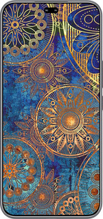 Силиконовый чехол Золотой узор для Huawei Honor 400 PRO 5G - 678u-4036 изображение 