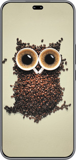 Силиконовый чехол Сова из кофе для Huawei Honor 400 PRO 5G - 777u-4036 изображение 