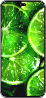 Силиконовый чехол Зелёные дольки лимона для Huawei Honor 400 PRO 5G - 852u-4036 изображение 