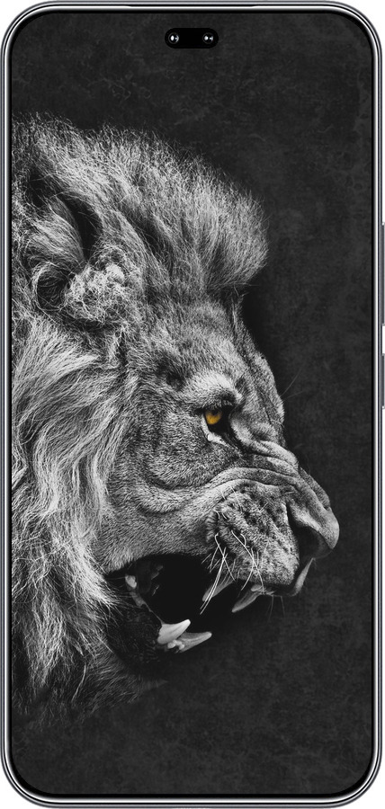 Силиконовый чехол Лев для Huawei Honor 400 PRO 5G - 1080u-4036 изображение 