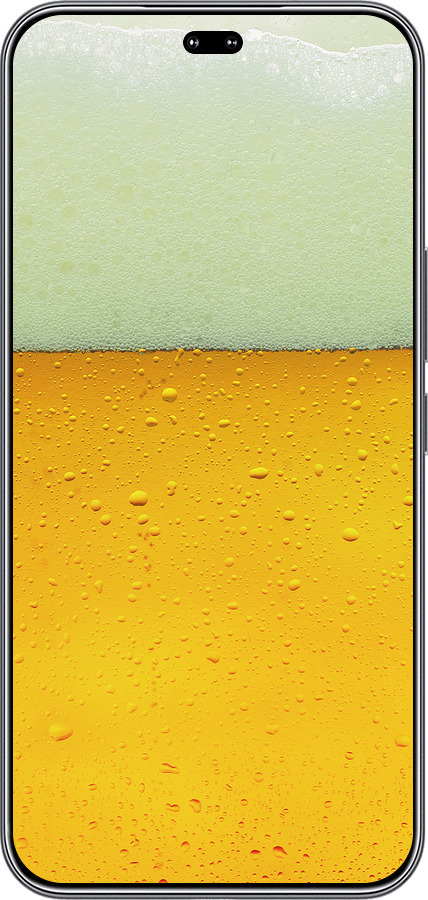 Силиконовый чехол Пиво для Huawei Honor 400 PRO 5G - 1145u-4036 изображение 