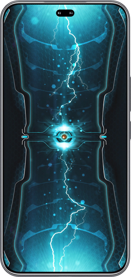 Силиконовый чехол Молнии в цилиндре для Huawei Honor 400 PRO 5G - 120u-4036 изображение 