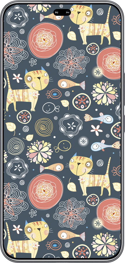 Силиконовый чехол Котята v4 для Huawei Honor 400 PRO 5G - 1224u-4036 изображение 