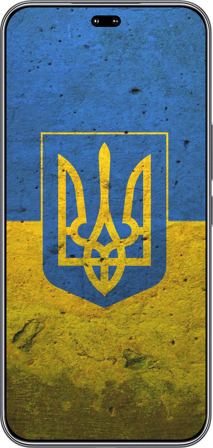 Силиконовый чехол Флаг и герб Украины 2 для Huawei Honor 400 PRO 5G - 378u-4036 изображение 