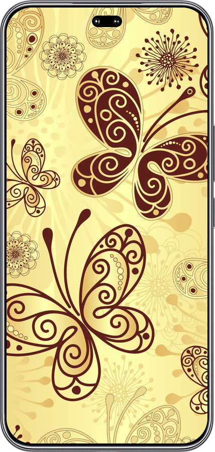 Силиконовый чехол Красивые бабочки для Huawei Honor 400 PRO 5G - 4170u-4036 изображение 