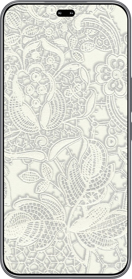 Силиконовый чехол Белое кружево для Huawei Honor 400 PRO 5G - 4383u-4036 изображение 