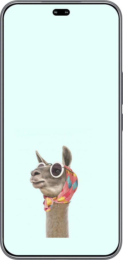 Силиконовый чехол Модная лама для Huawei Honor 400 PRO 5G - 4479u-4036 изображение 