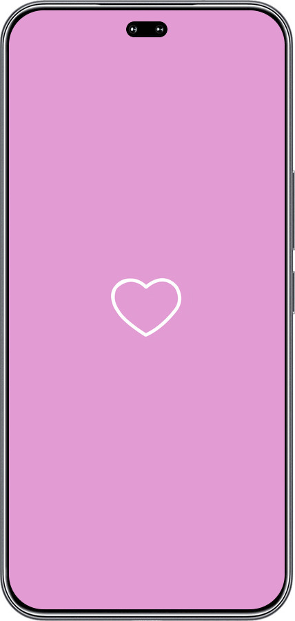 Силіконовий чехол Серце 2 для Huawei Honor 400 PRO 5G - 4863u-4036 изображение 