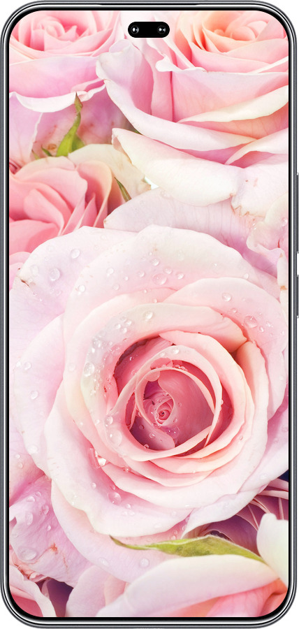 Силиконовый чехол Розы для Huawei Honor 400 PRO 5G - 525u-4036 изображение 